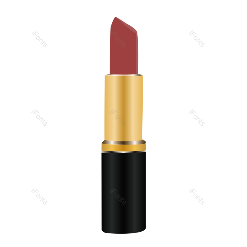 简约图片,化妆品元素,口红PNG,扁平免抠素材